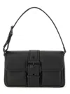 Michael Kors Shoulder Bag With Adjustable Strap And Front Pockets In Black