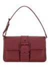 Michael Kors Shoulder Bags With Adjustable Strap And Buckle Detail In Red