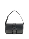 Michael Kors Shoulder Bag With Adjustable Strap And Front Pockets In Black