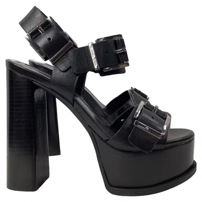 Michael Kors Colby Platform Sandal In Black Leather