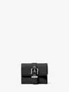 Michael Kors Colby Small Leather Tri-fold Wallet In Brown