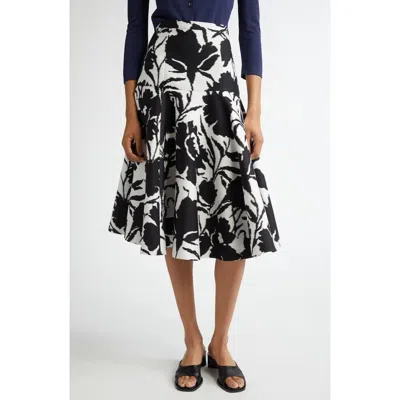 Michael Kors Collection Abstract Floral Print Dance Skirt
