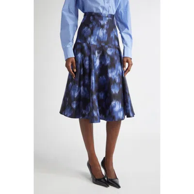 Michael Kors Collection Abstract Floral Print Dance Skirt