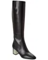 Michael Kors Collection Ali Runway Leather Long Boot