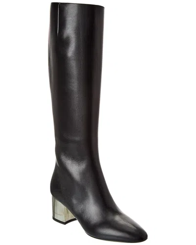 Michael Kors Collection Ali Runway Leather Long Boot
