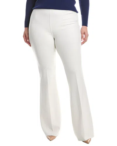 Michael Kors Collection Barathea Wool-blend Flare Pant In White