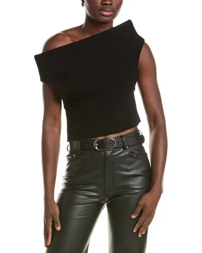 Michael Kors Collection Bateau Top In Black