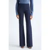 Michael Kors Collection Brooke Flare Pants In Blue