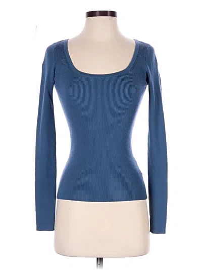 Pre-owned Michael Kors Collection Cardigan Sweater In Blue