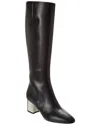Michael Kors Collection Carly Runway Leather Long Boot
