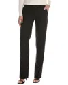 Michael Kors Collection Carolyn Wool & Silk-blend Trouser In Black
