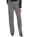 Michael Kors Collection Carolyn Wool-blend Pant In Black