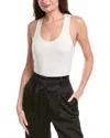Michael Kors Cashmere-blend Bodysuit In White