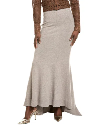 Michael Kors Collection Cashmere-blend Fishtail Maxi Skirt