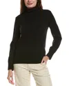 Michael Kors Collection Wool-blend Turtleneck Sweater In Black