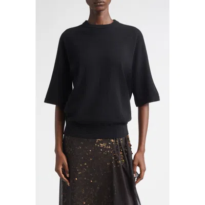 Michael Kors Collection Cashmere Sweater In Black