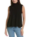 Michael Kors Collection Cashmere Turtleneck Top In Black