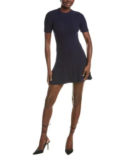 Michael Kors Collection Cashmere-blend Knit Mini Dress In Multi