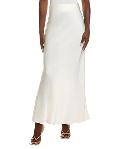 Michael Kors Collection Charm Bias Maxi Skirt In White