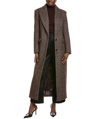 Michael Kors Collection Chesterfield Wool, Silk, & Alpaca-blend Coat
