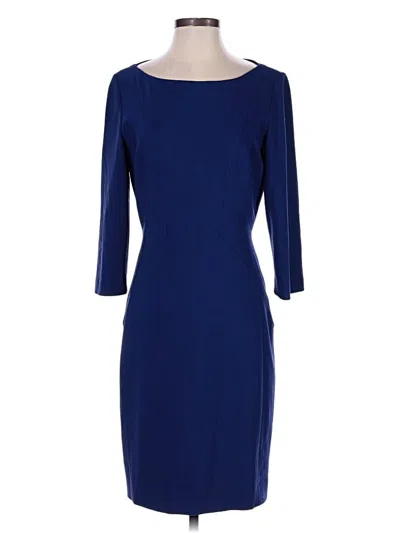Pre-owned Michael Kors Collection Cocktail Dress In Blue