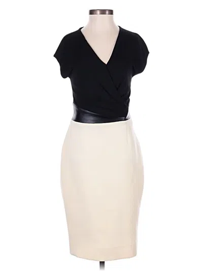 Pre-owned Michael Kors Collection Cocktail Dress In White