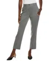 Michael Kors Collection Core Samantha Wool-blend Pant In Gray