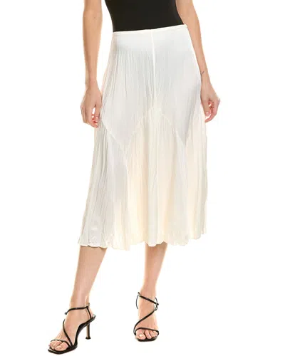 Michael Kors Collection Crushed Dance Skirt In White