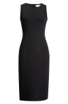 Michael Kors Collection Double Face Stretch Crepe Sheath Dress