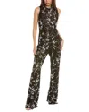 MICHAEL KORS MICHAEL KORS COLLECTION FLORAL LACE EMBELLISHED JUMPSUIT