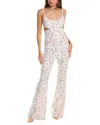 Michael Kors Cutout Satin-trimmed Cotton-blend Corded Lace Jumpsuit In White