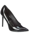 Michael Kors Keke Black Patent Leather Pump In Black