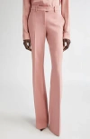 Michael Kors Collection Haylee Stretch Virgin Wool Blend Flare Leg Pants