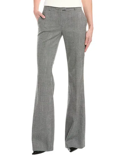 Michael Kors Collection Haylee Wool-blend Flare Pant In Gray