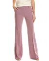 Michael Kors Collection Haylee Wool-blend Pant In Purple