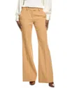 Michael Kors Collection Haylee Wool Flare Pant In Brown