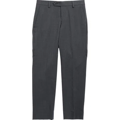 Michael Kors Collection Kids' Grey Wool Blend Dress Pants In Gray