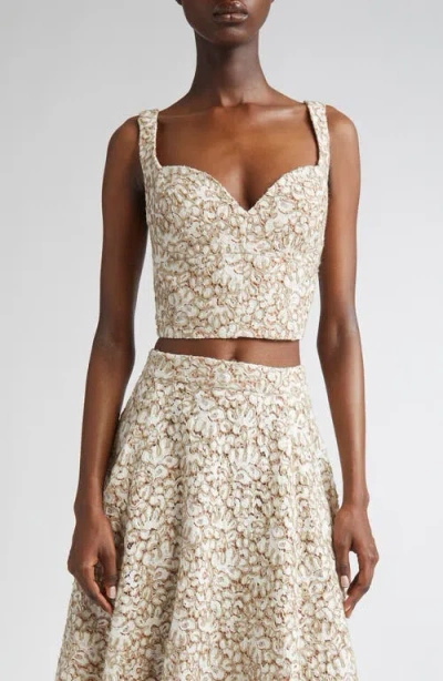 Michael Kors Collection Lace Bustier Top