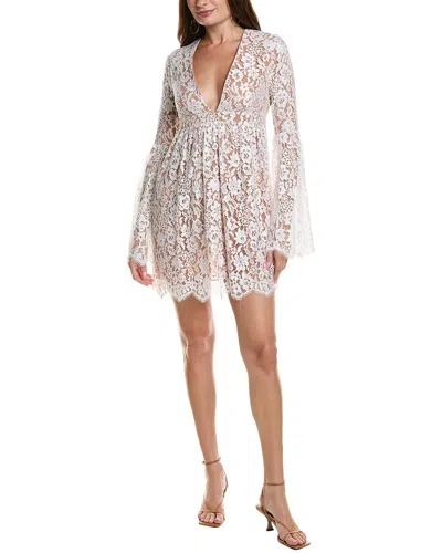 Michael Kors Collection Lace Silk-lined Mini Dress