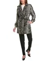 MICHAEL KORS MICHAEL KORS COLLECTION LEATHER TRENCH COAT
