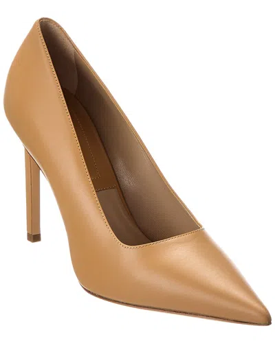 Michael Kors Collection Martine Runway Leather Pump In Beige