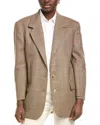 Michael Kors Collection Mattie Wool Blazer In Brown