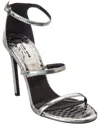Michael Kors Collection Nadedge Runway Leather Sandal In Metallic