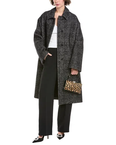 Michael Kors Collection Oversized Wool, Alpaca, & Mohair-blend Coat In Gray