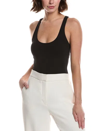Michael Kors Collection Racerback Bodysuit In Black