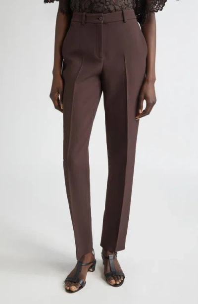 MICHAEL KORS MICHAEL KORS COLLECTION SAMANTHA PINTUCK PLEAT CREPE SABLÉ ANKLE PANTS
