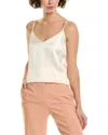 Michael Kors Collection Satin Charm Cami Shirt In White