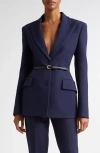 MICHAEL KORS MICHAEL KORS COLLECTION SCULPTED CREPE BLAZER