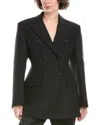 Michael Kors Collection Sculpted Wool-blend Blazer