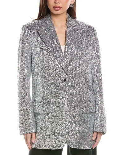 MICHAEL KORS COLLECTION SEQUIN BOYFRIEND BLAZER
